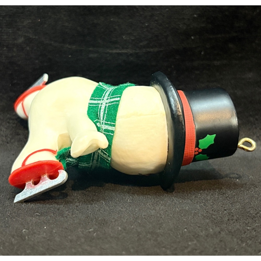 Hallmark Tree Trimmer Collection Skater Snowman Ornament Christmas‎ Vintage - Picture 3 of 10